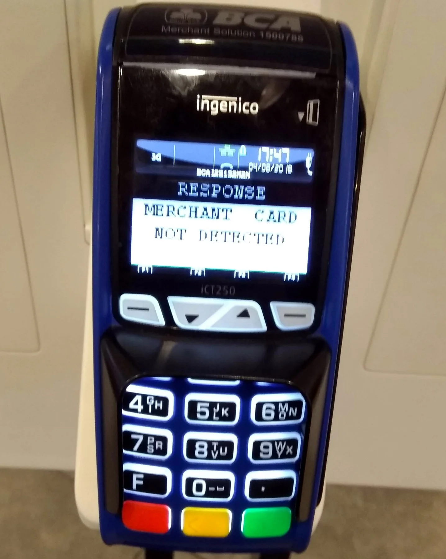 일반 카드 결제 단말기