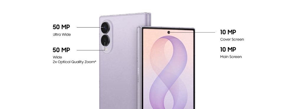 Galaxy Z Fold8 듀얼 50MP 카메라 공식 이미지