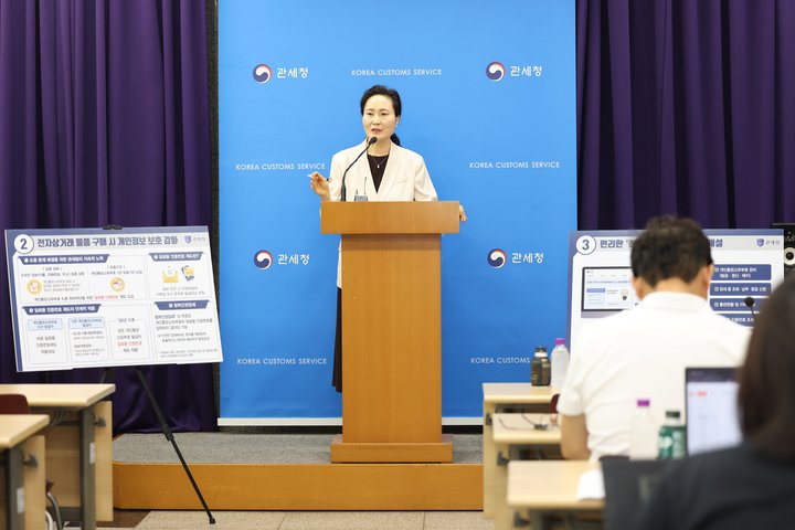 관세청 전자상거래 통관플랫폼 시범운영 브리핑