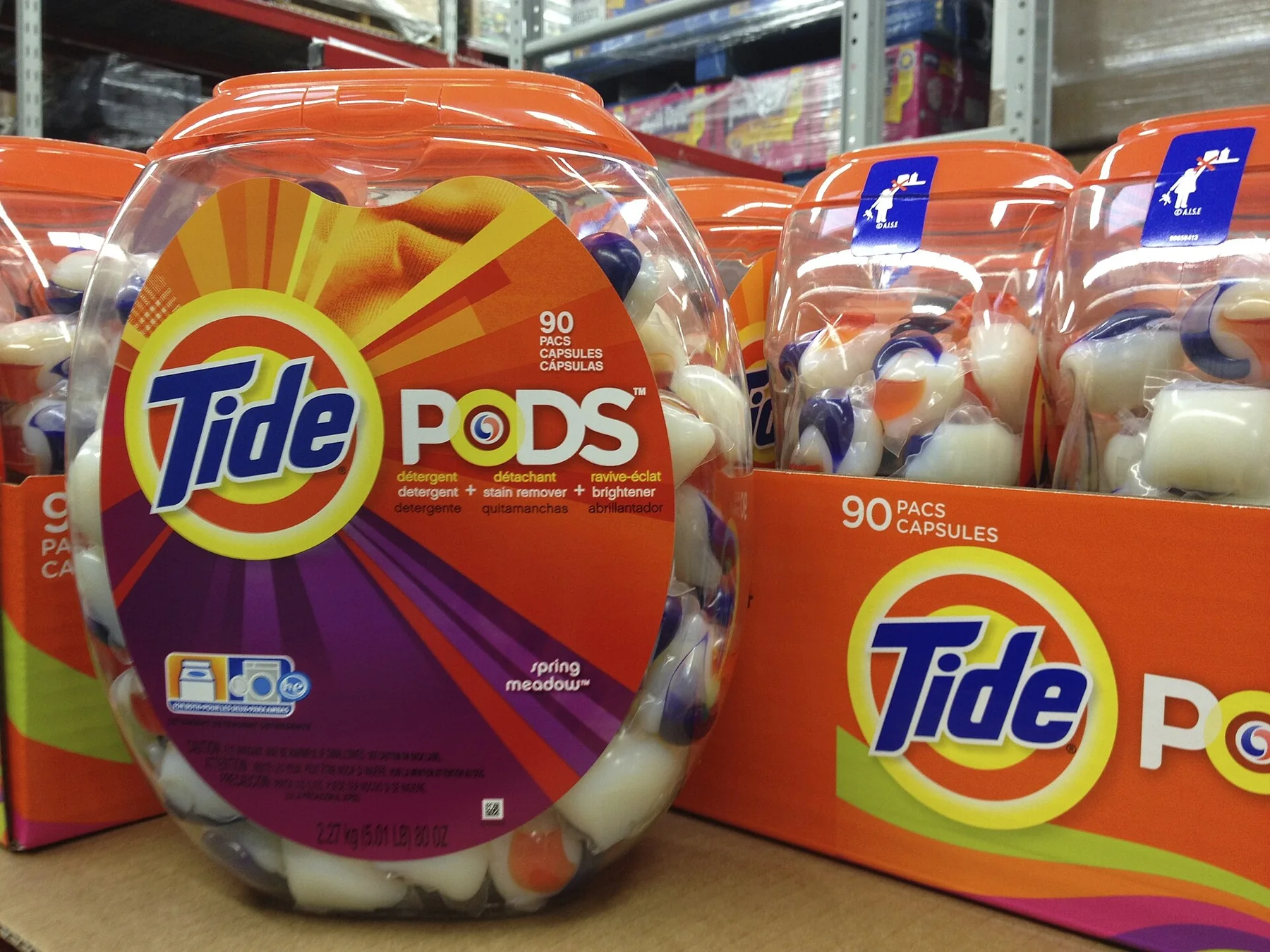 Tide Pods 캡슐 세제 용기