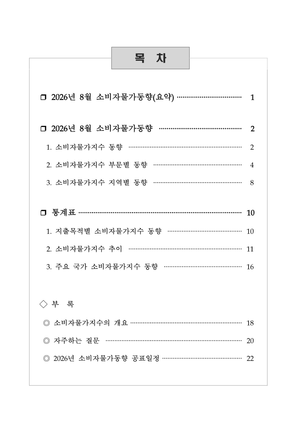 생활물가지수와 신선식품지수