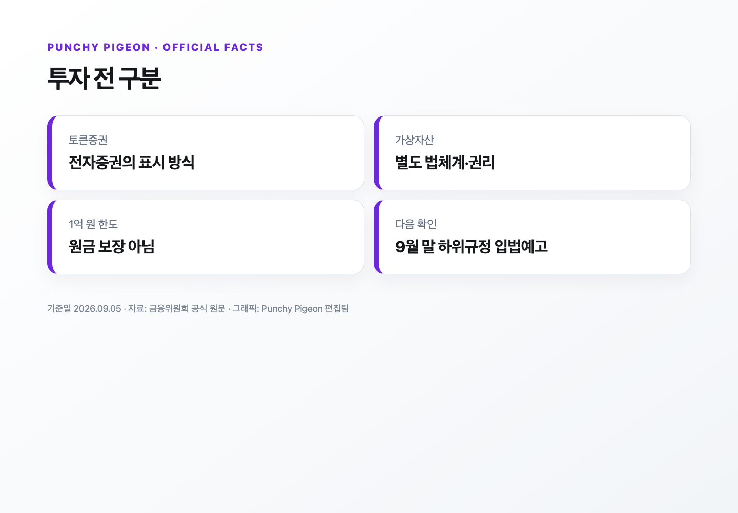 투자 전 구분 공식 설명 자료